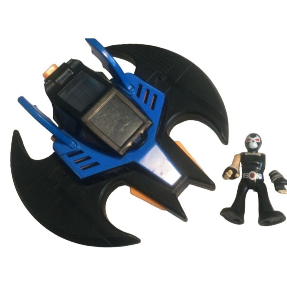 Imaginext DC Super Friends Batman Batwing  &  Figure-2008 Fisher Price